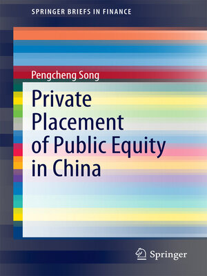 cover image of Private Placement of Public Equity in China